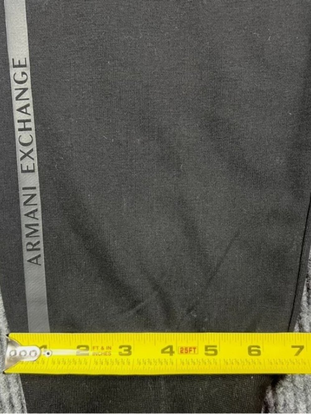 Armani Exchange Mens XXL Black Sweatpants Pants Joggers Thick Heavy Drawstring - Picture 3 of 11